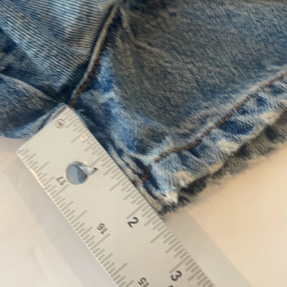 Vintage Calvin Klein Hipster Patch Denim Shorts size 3 - Picture 15 of 15